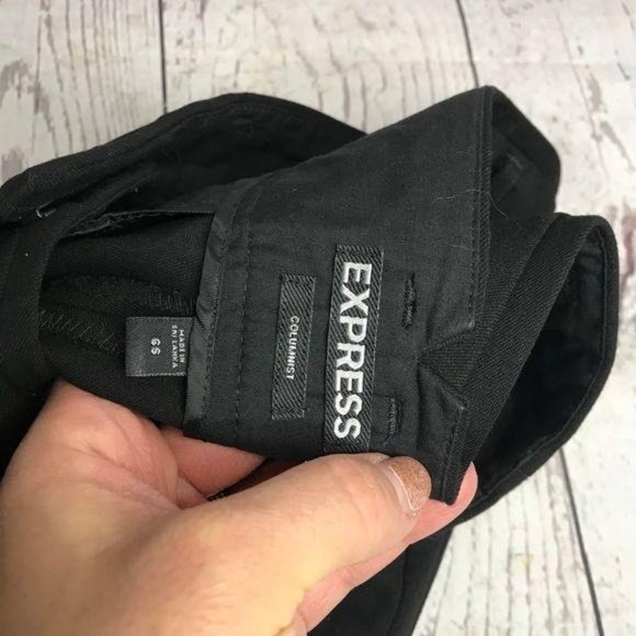 Express Columnist Black Dress Pants Size 6 Short - Picture 4 of 9